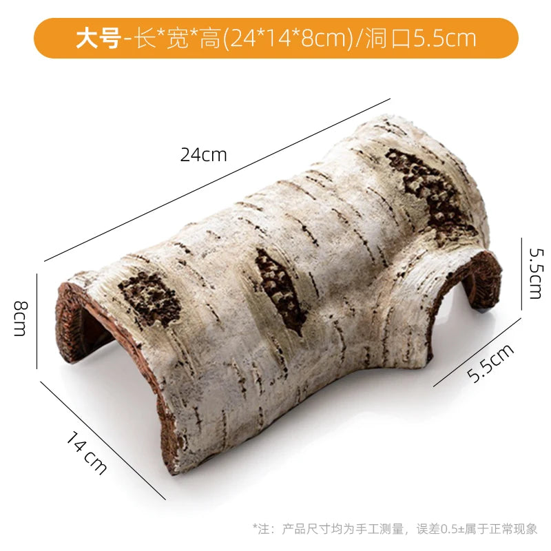 Reptile Shop Simulation Rock Cave Design Pet Lizard Gecko Spider Hideout House Climbing Frog Snake Cave Durable Plastic Pet S...