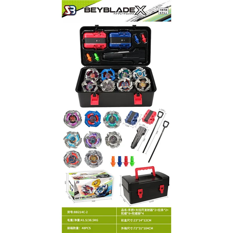 New alloy gyro attack suit with two-way transmitter combat gyro tool storage box gift Hurricane CX BX alloy gyro vs PK game.