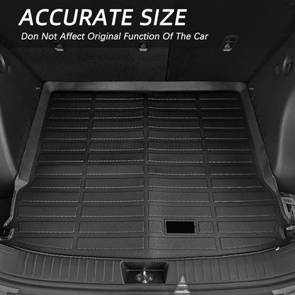 For Hyundai Kona 2026 2025 2024 Car Floor Mats Kona Fuel Gasonline EV Heavy Duty TPE Floor Liners & Cargo Backrest Mat