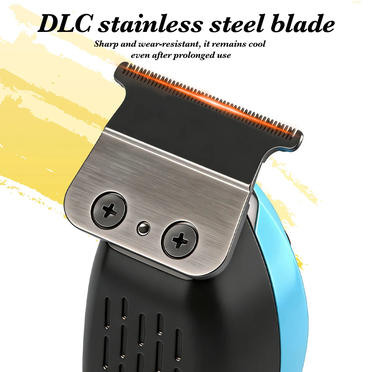 BRDCLIP Professional 7500RPM Barber Hair Clipper Set DLC Blade Base Charger 2-Speed Hair Trimmer Salon Use for Men Shaver