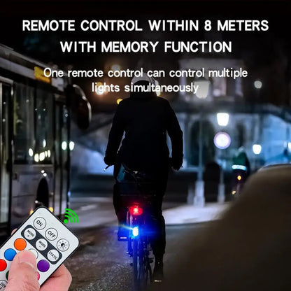 Rechargeable Wireless Light Aircraft Airplane Helicopter Warning Lights RGB Led Motorcycle Strobe lights LED Flash Light