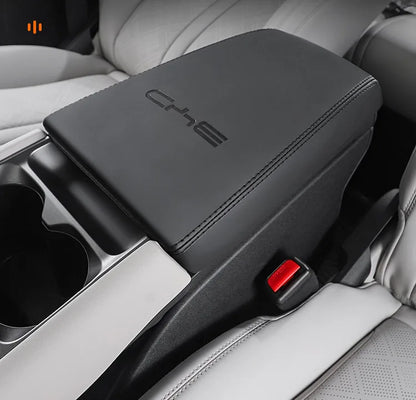 For BYD Yuan Pro Yuan UP EV 2024 Car Armrest Box Cover Interior Central Armrest Protection Gear Leather Pad Auto Accessories