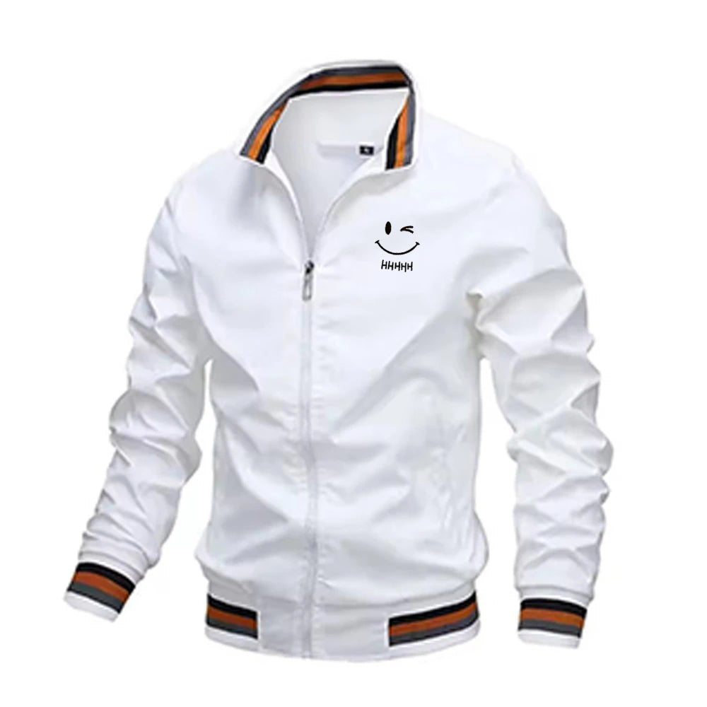 2026Men's button-down casual zip-up jacket - Outdoor sport coat - Men's windproof jacket - Waterproof bomber jacket