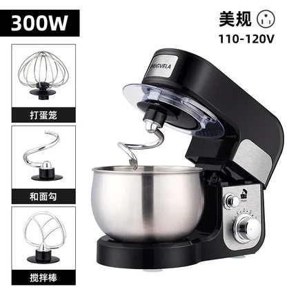 110V/220V Dragon Stand Mixer Small Household Multi-function Dough Kneader Cream Whisker Automatic WWW