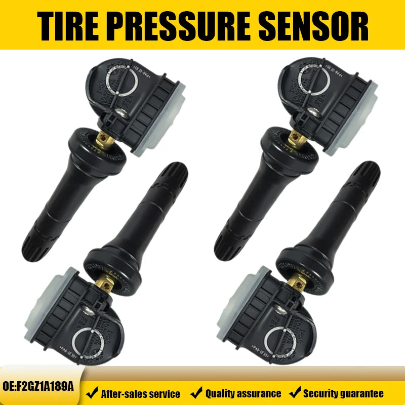 1/4PCS Tire Pressure Monitor Sensors TPMS F2GZ-1A189-AB For Ford F150 Galaxy Mustang Escape Compatible With F2GT1A180AB 315MHZ