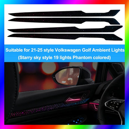 Custom Ambient Lighting Kit for 2010-2025 VW Golf MK6/7/7.5/8/8.5 1:1 OEM Mold Dashboard Four Door Panel Decoration Atmosphere