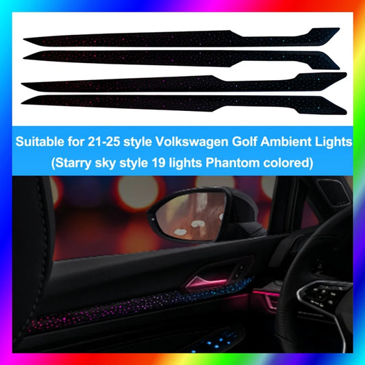 Custom Ambient Lighting Kit for 2010-2025 VW Golf MK6/7/7.5/8/8.5 1:1 OEM Mold Dashboard Four Door Panel Decoration Atmosphere