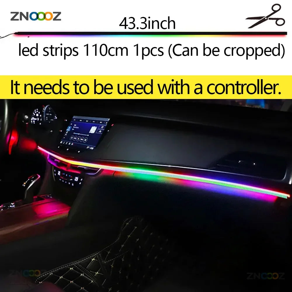 Car Ambient Light Accessories Door/foot Sole/speaker/main/auxiliary Control Box