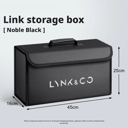 Car trunk storage box is suitable for Lynk & Co 01 02 03 05 06 07 08 09 10 Z10 Z20 900 2019-2025 leather car trunk tool box
