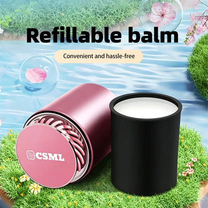 Car Fragrance New Model for Cars, Long-Lasting Light Fragrance Balm, Solid Scent for New Cars, Deodorizing Fragrance Paste, Cologne Gardenia Scent