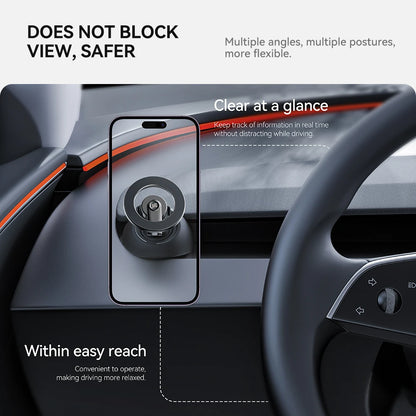 YZ For Tesla Model 3 Y Highland Juniper Strong Magnetic Phone Holder for iPhone 16 15 14 Pro Max Samsung phones Air Outlet Base