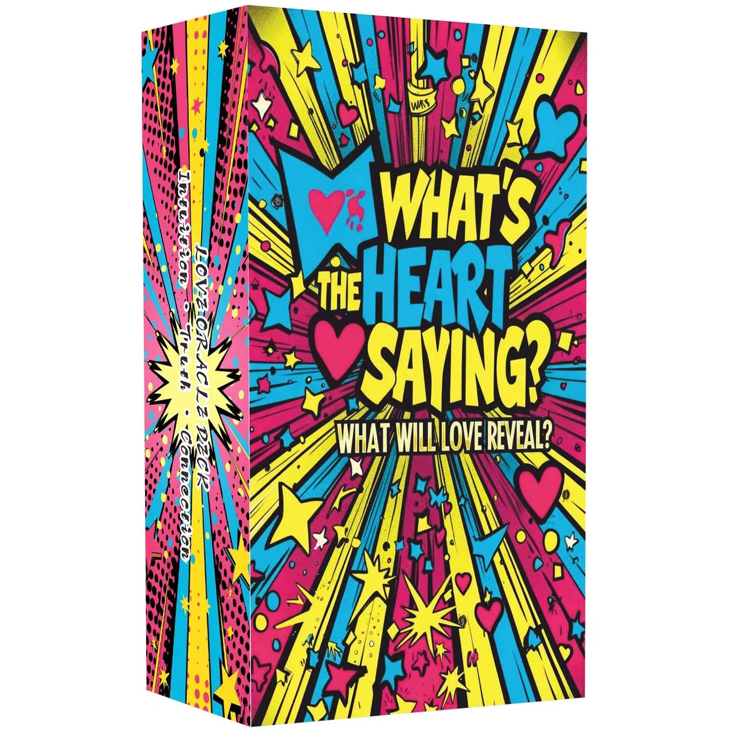 50Pcs  What Will Love Reveal Oracle Cards, 13x8 Cm, Card Game Revealing Truths About Your Love Life and Relationships