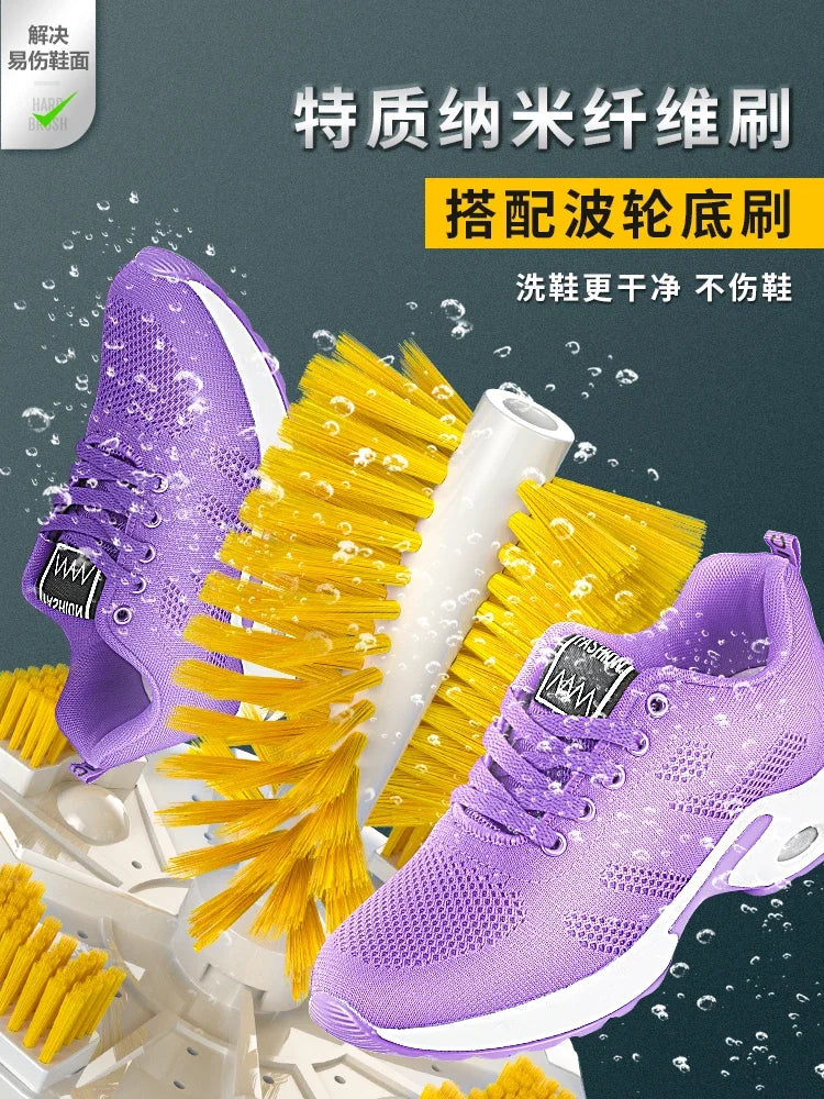 220V shoe washing machine, household small fully automatic shoe brushing machine, integrated with washing and stripping AG