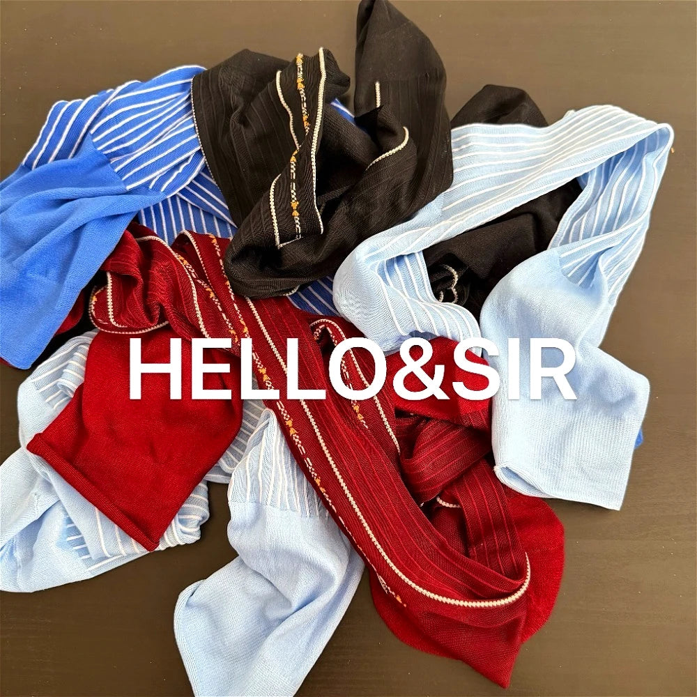 Limited Edition Men's Stockings High Quality Retro Jacquard Nylon Man Dress Socks Fashion Stripe Soft Formal Business Male Hose