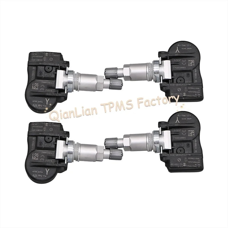 4pcs 40700-3AR1A TPMS Tire Pressure Monitor System For Nissan Leaf 2014 2015 2016 2017 433MHz Car Tire Sensor 407003AR1A