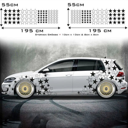 Honeycomb Side Door Back Sticker Fender Car Sticker Universal Hexagon Design Vinyl Stickers Decal Ade Kit