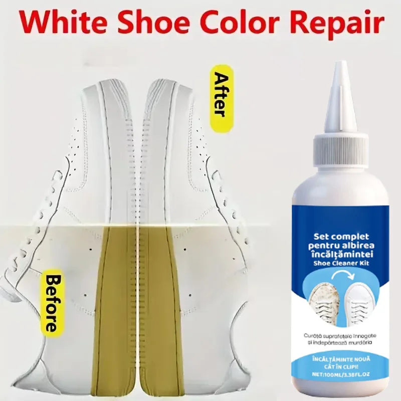 Yellowing shoe soles and edges,anti-yellowing and anti-oxidation agent, whitening and repairing agent for white shoes.