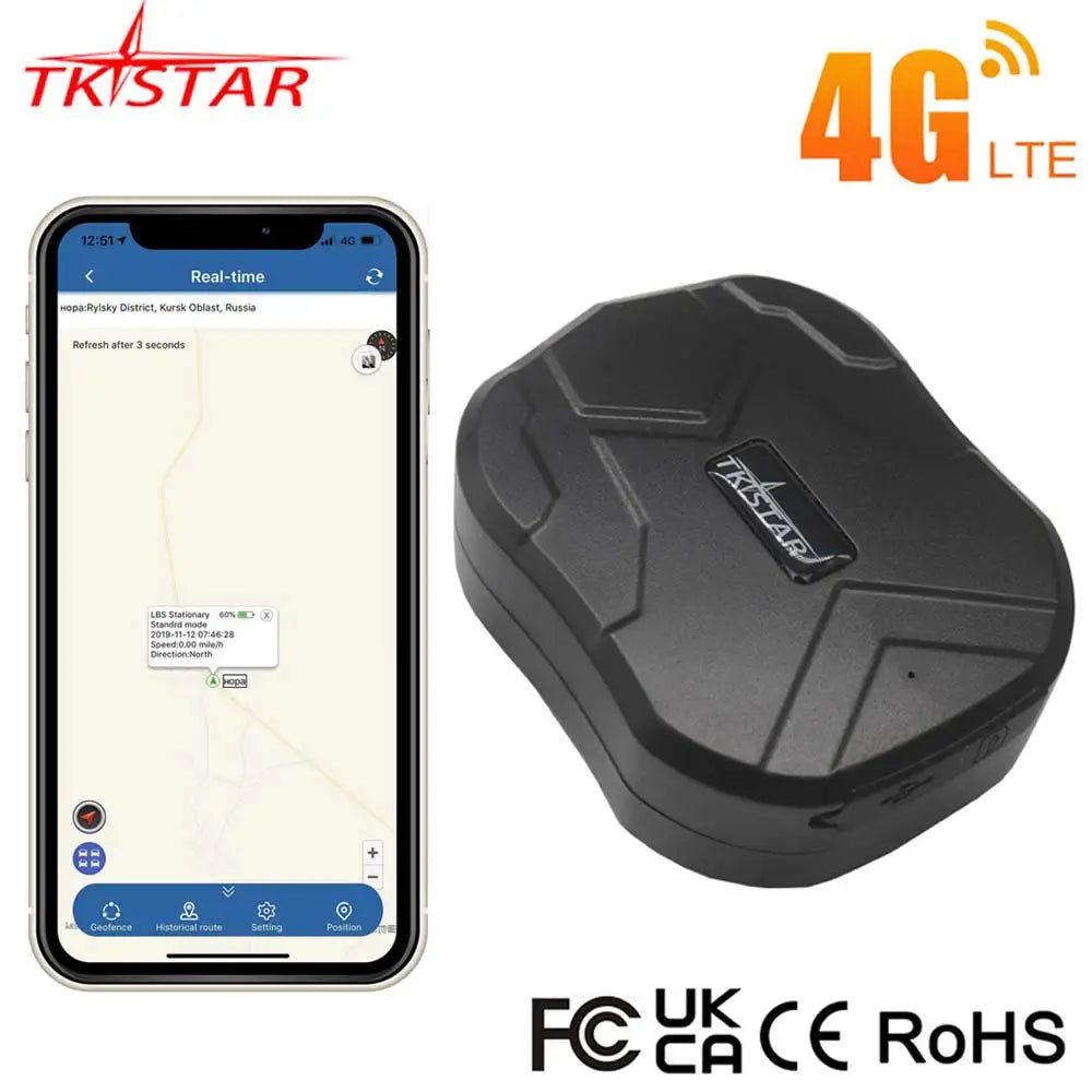 Car Tracker GPS Tracker Car TKSTAR 10000mAh TK905B 2G 4G Magnet GPS Tracker GPS Locator Waterproof Vehicle  Free APP PK TK915