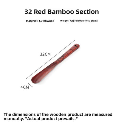 Long Wooden Shoe Horn 75cm No Bending over Scratchy Wooden Scratchy No Need to Ask for Help Home Use Shoe Care Accessories