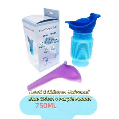 Portable Female Urination Device Foldable Standing Urinal for Outdoor Travel Car Emergency Use