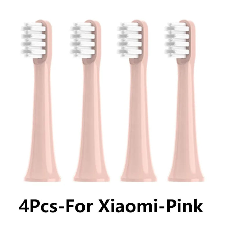 4/8PCS For XIAOMI MIJIA T100 Replacement Brush Heads Sonic Electric Toothbrush DuPont Soft Bristle Suitable Nozzles