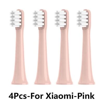 4/8PCS For XIAOMI MIJIA T100 Replacement Brush Heads Sonic Electric Toothbrush DuPont Soft Bristle Suitable Nozzles