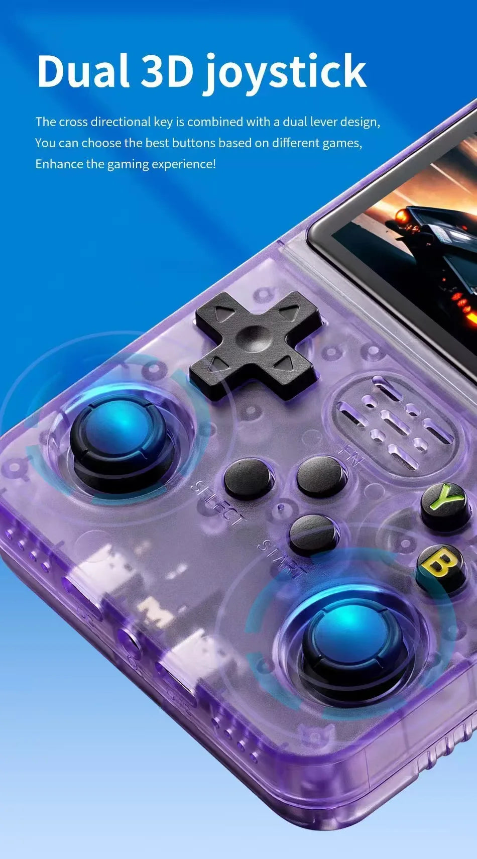 Open Source R36S Retro Handheld Video Game Console Linux System 3.5 Inch IPS Screen Portable Pocket Video Player R35S 64 Games