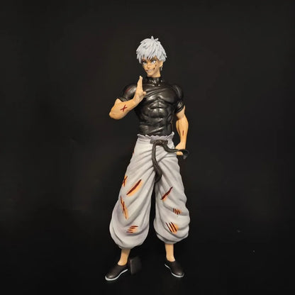 Satoru Gojo Jujutsu Kaisen Interchangeable Three Head Sculpt Anime Figure Collectible Model Desk Ornament For Anime Hobbyists