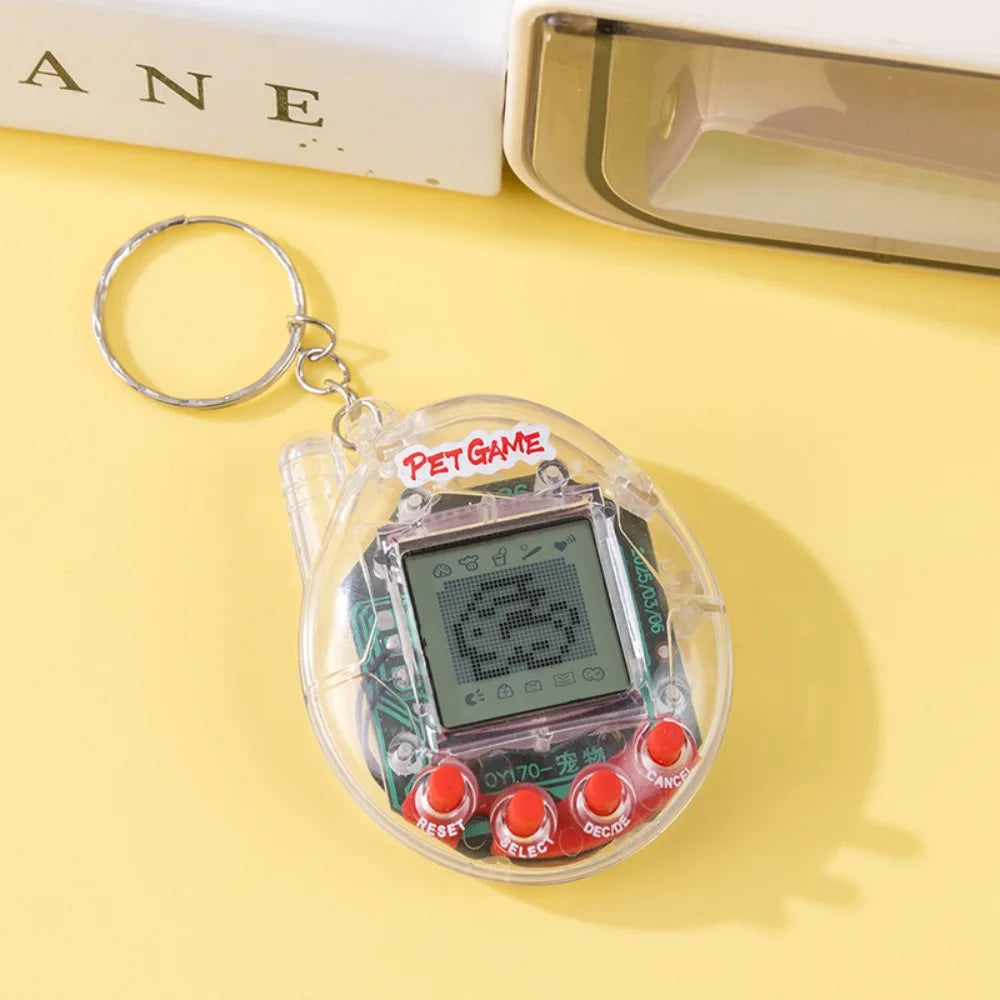 Collector's Edition Aqua Blue 3D Interactive Tamagotchi, Virtual Pet Retro Game Gift for Gamers