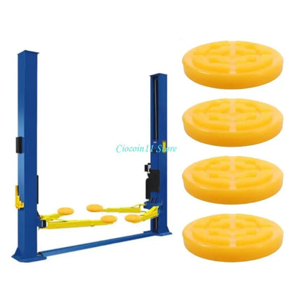 Y1UB 4pcs Rubber Lifting Platform Pads for Double Column Lifts and Trolley Jacks