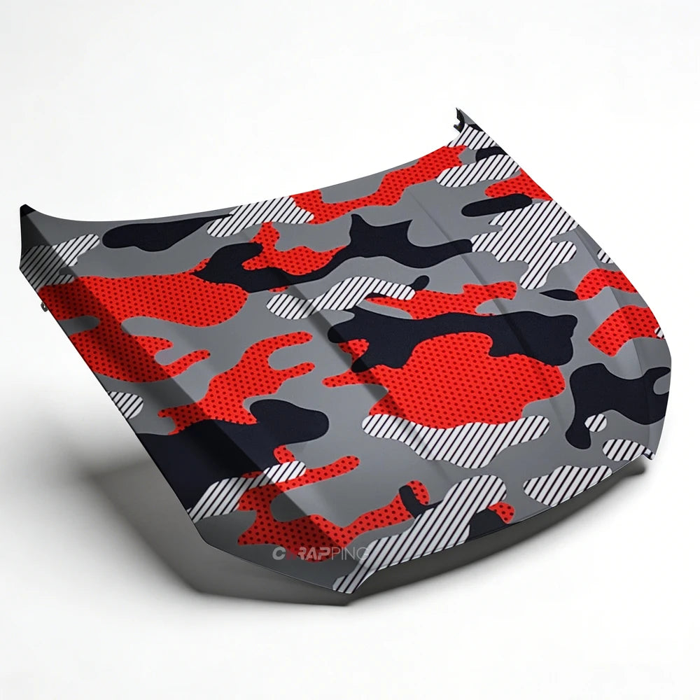 Auto Film PVC Vehicle Wrap Vinyl for Motorcycle Polka Dot Camo Car Stickers DIY Waterproof Car Wrapping Sticker Accessories