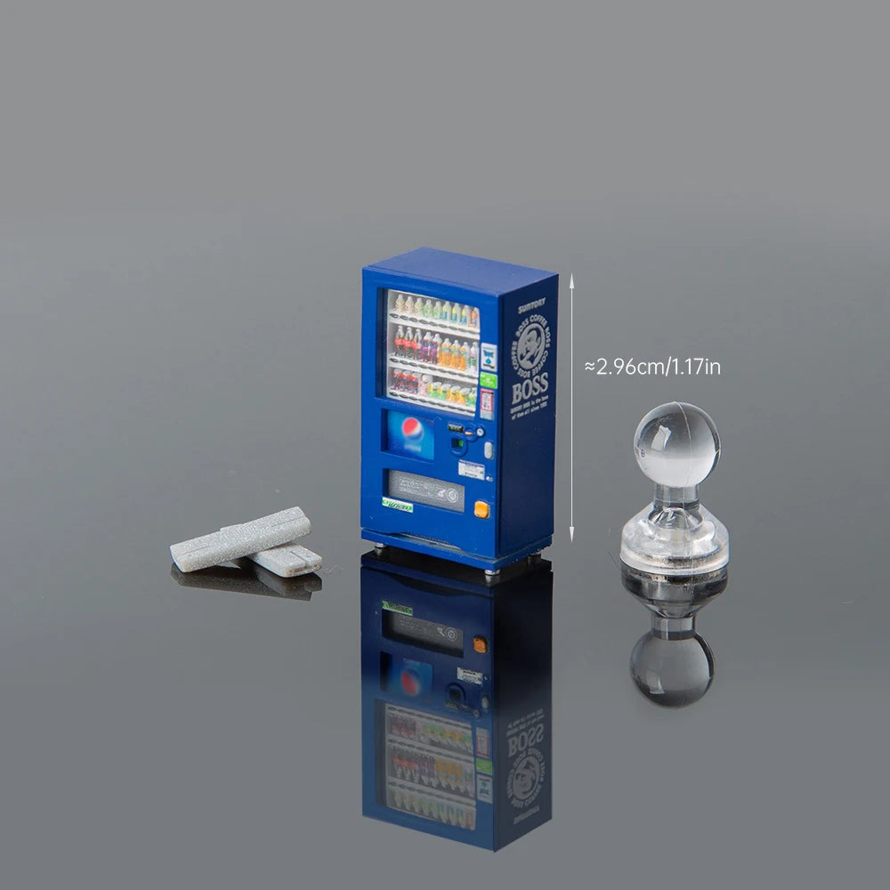 Kicarmod 1/64 Vending Machine Set Resin Miniature Model Scene Diorama Supplies