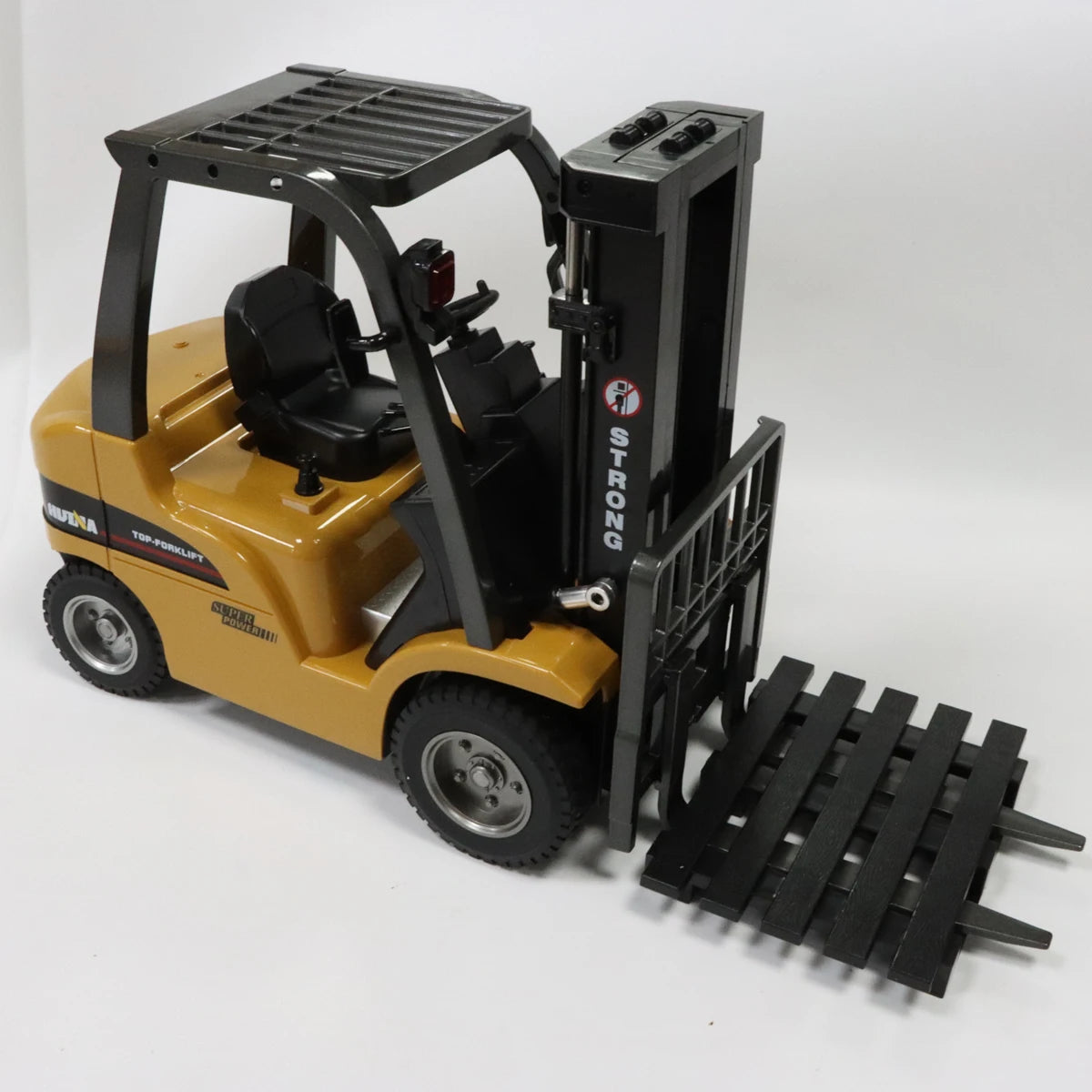 New HUINA 1577 1/14 RC Forklift 14CH RTR Electric Lifting Sound Light Effect 2.4G Remote Control Vehicel Toy Model Gifts