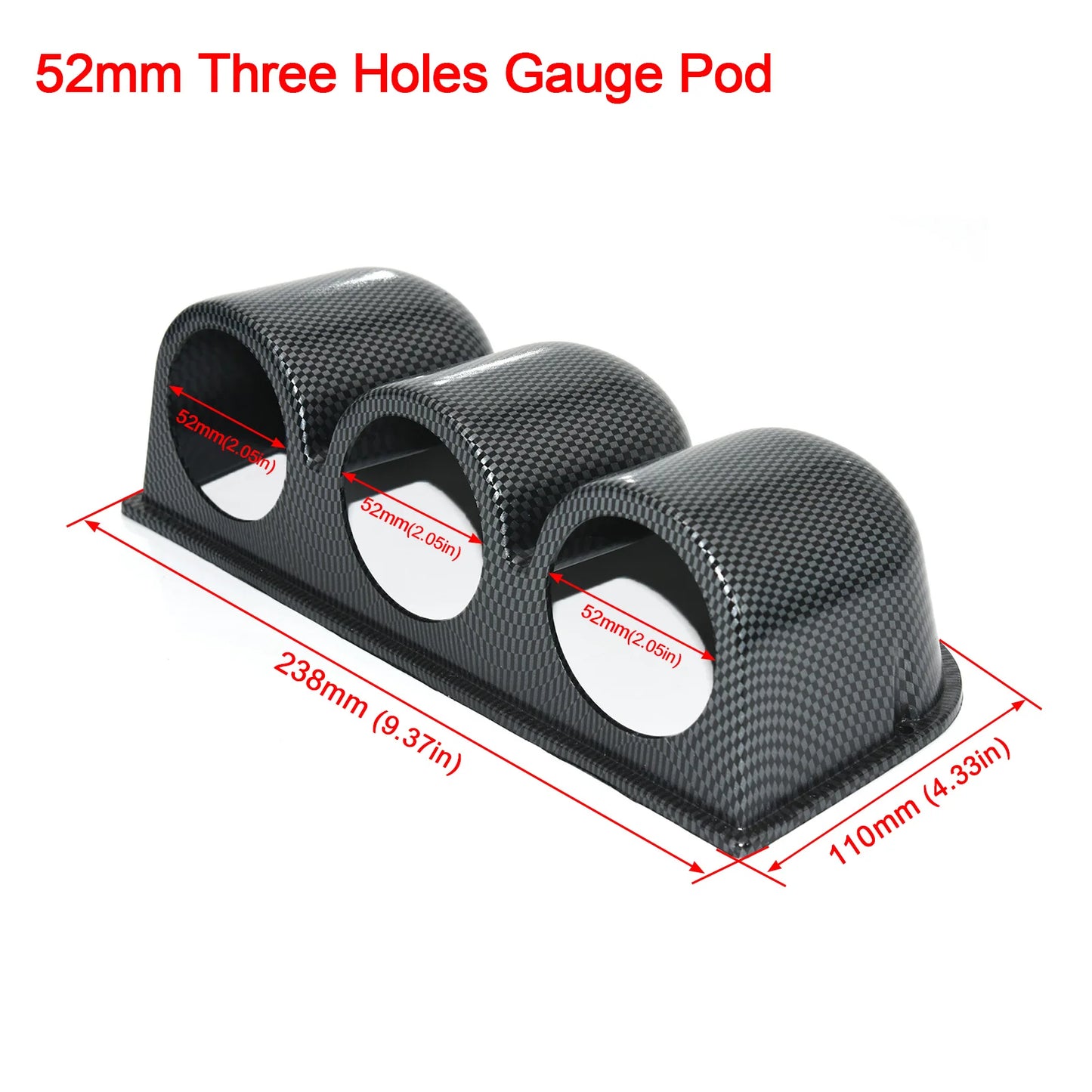 Car Gauge 52MM Water Temp Oil Temp Oil Press Voltmeter Vacuum Tachometer RPM Boost Gauge Air Fuel Ratio EGT Gauge for 12V Car