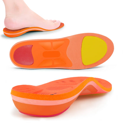 iFitna 3 Pairs Plantar Fasciitis Orthopedic Sport Insole Men Women Flat Feet Arch Support Heel Pain Orthotic Insert Shoe Sole
