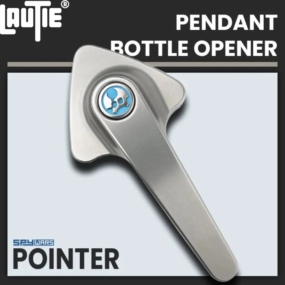 LAUTIE Pointer Pendant Portable Bottle Opener Fidgers Toys Desk Toys Creative Necklace Multiful EDC Tools Gift for Someone