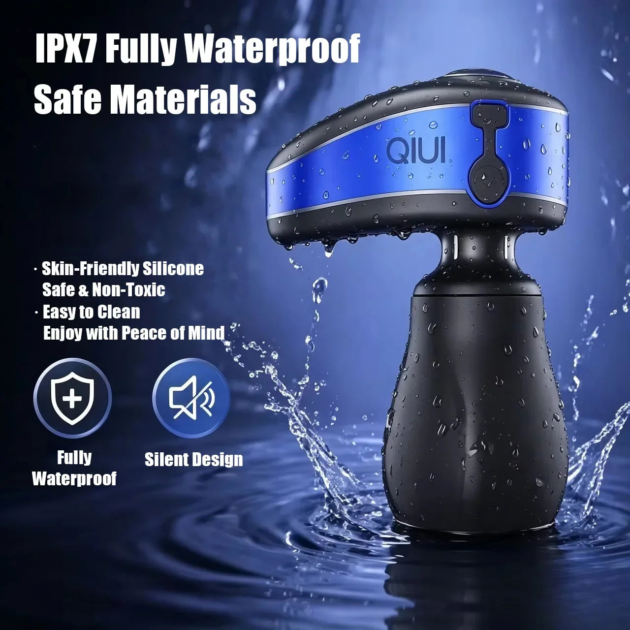 QIUI APP Remote Control Anal Plug Electric Shock Vibration Butt Plug Expansion Adjustable Diameter Anal Plug Lock Sex Toys