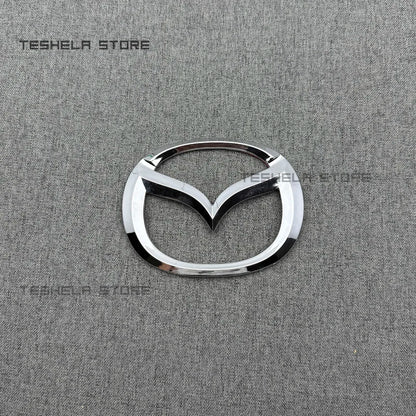 black/silver for MAZDA 6 Car Front Hood Bonnet Emblem Rear Tail Bumper Trunk Wheel Sticker Badge Styling auto Accessories