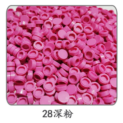 900pcs 52 Colors City Building Blocks Flat Tile 1x1 Round Bricks DIY Enlighten Blocks Parts 98138 Blocks for Children Boys Girls