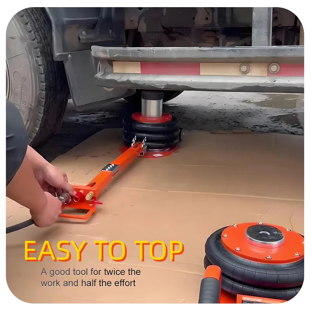 3-Ton Pneumatic Jack Three-layer Rubber Thickened Air Bag Jack Heavy-Duty Equipment Support Tool Automotive Repair Tool