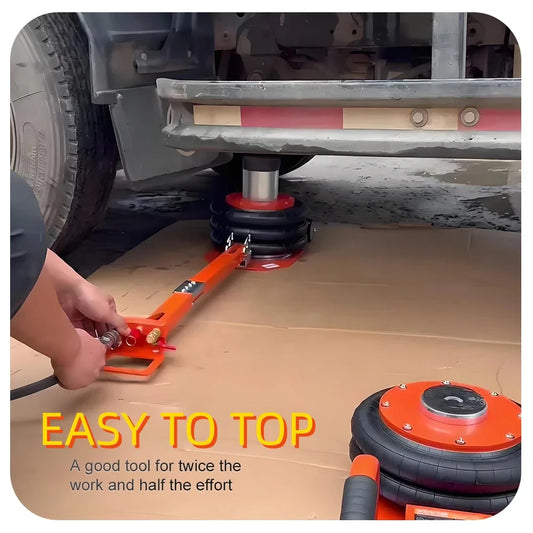 3-Ton Pneumatic Jack Three-layer Rubber Thickened Air Bag Jack Heavy-Duty Equipment Support Tool Automotive Repair Tool