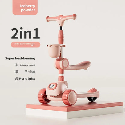 Scooter for children and scooter suitable for boys and girls, ideal for helping children develop their sense of balance