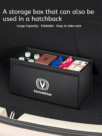 Car Trunk Storage Box Organizer Stowing Tidying Container Bag For CHANGAN UNI-T UNI-K UNI-V CS75PLUS CS55 EADO PLUS CS35 CS55
