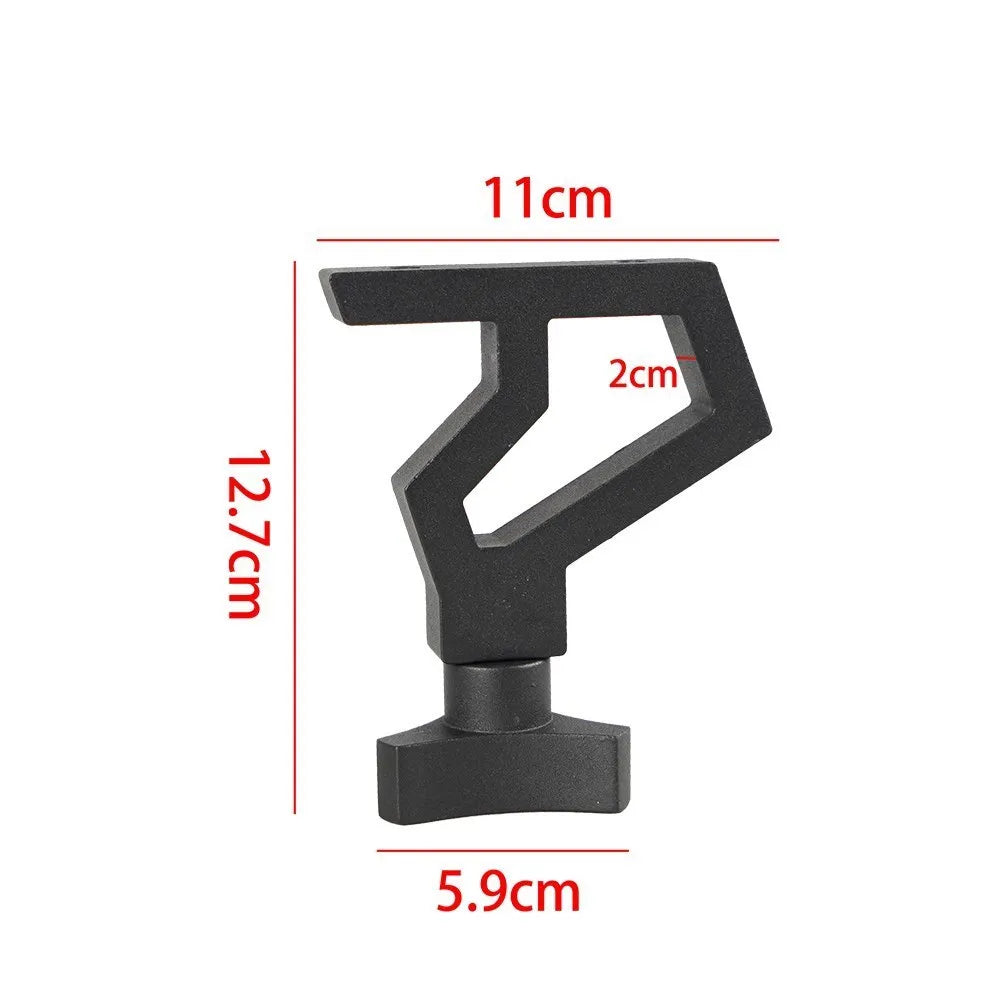 11586.04 Jack Mounting Bracket Fits 2007-2018 Jeep Wrangler JK Adjustable Car Jack Tube Mount Bracket Black