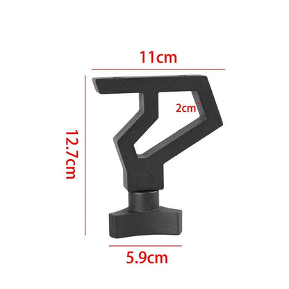 11586.04 Jack Mounting Bracket Fits 2007-2018 Jeep Wrangler JK Adjustable Car Jack Tube Mount Bracket Black