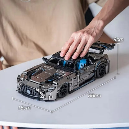 1:14 Sports Car RC Toy Car Building blocks Toy Birthday Gift MOC Sports Car Model Birthday Gift (1466+ particles)