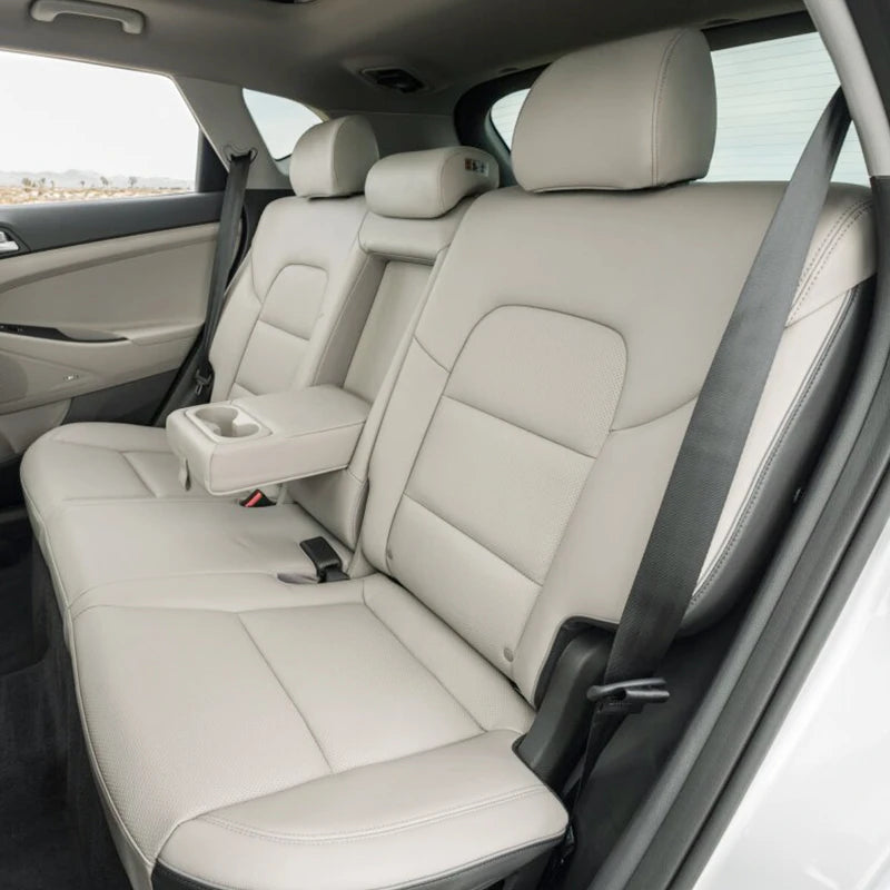 Custom Fit Car Accessories Seat Covers for Hyundai Santa Fe Tucson Elantra Palisade Kona Sonata Loniq 5-8 Seats Leather Full Set