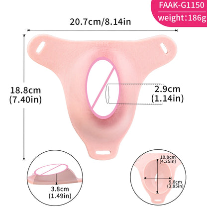 SXXY Super Lifelike Vagina Chastity Cage Penis Hiding Insertable Toy Flexible Silicone Cock Cage Adult Intimate Pleasure Product