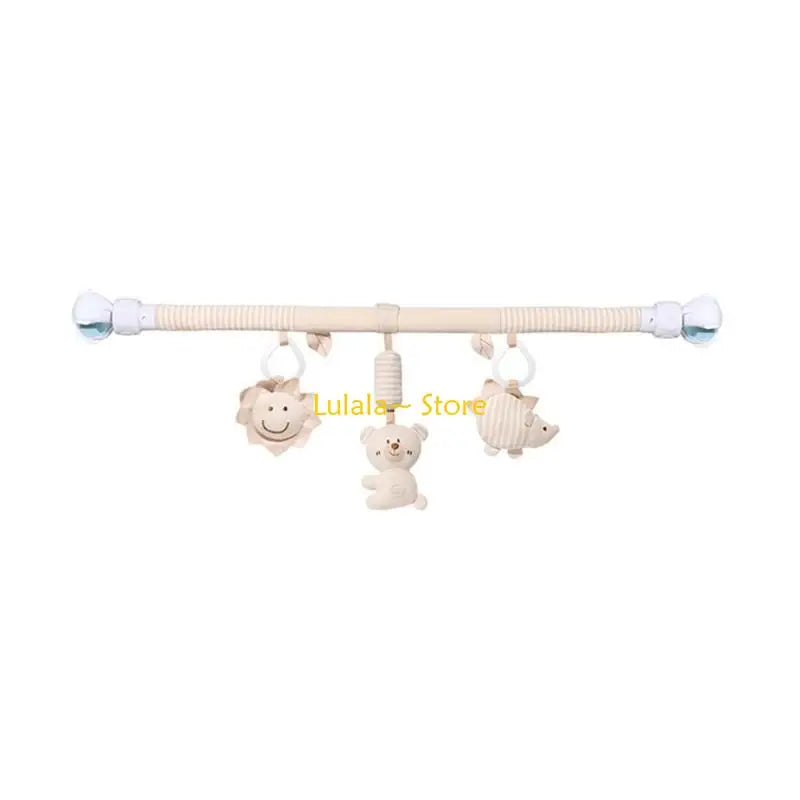 Y4QA Soft Plush Infant Carriage Bed Toy Stimulating Visual Development Easy Clean