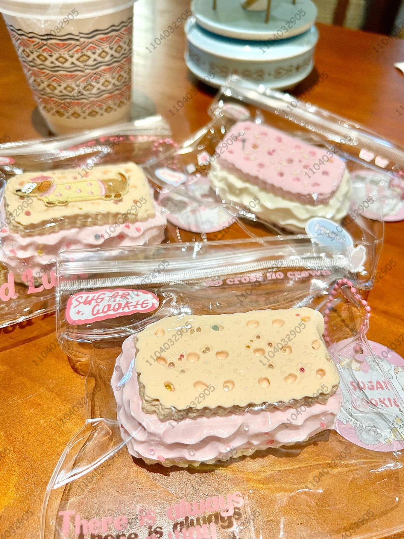 Cream Biscuit Cracker Taba Squishy Double Decker Cookie Squishy Mochi Toy Squeeze Toy Anti Stress Release Hand Relax Toy Gift